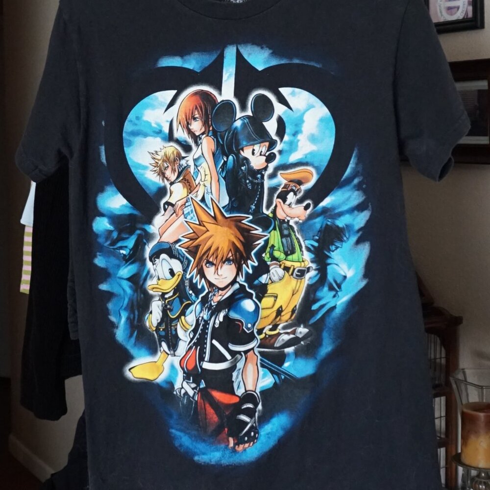 Vintage Kingdom Hearts Mad Engine Hot Topic T Shirt size Small